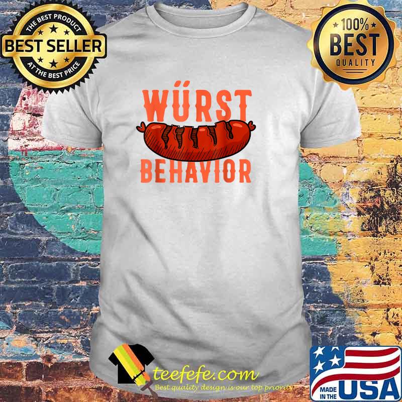 Oktoberfest Wurst Behavior German Beer and Bratwurst Party T-Shirt
