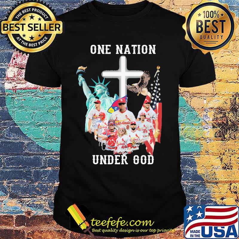 One Nation Cardinals Under God Signature Shirt