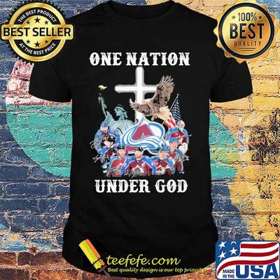 One Nation Under God Colorado Avalanche Shirt