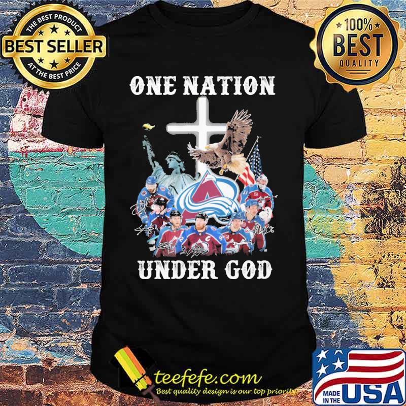 One Nation Under God Colorado Avalanche Shirt