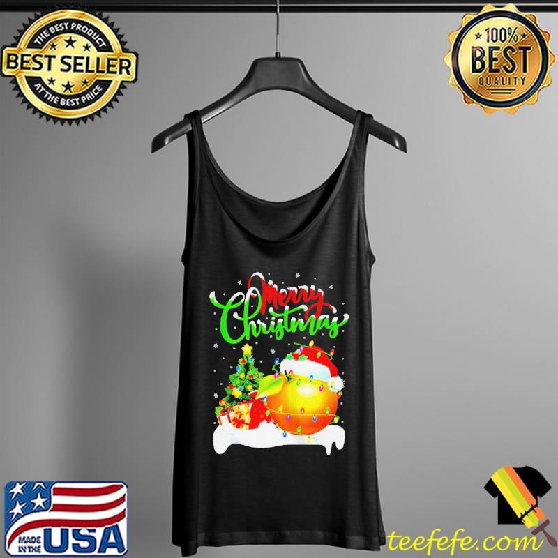 ORANGE FRUIT XMAS LIGHTING SANTA ORANGE CHRISTMAS SHIRT Tank Top ORANGE FRUIT XMAS LIGHTING SANTA ORANGE CHRISTMAS SHIRT Tank Top