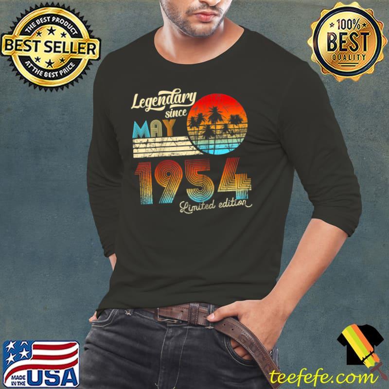 Original 70. Birthday 70 Legendary Since May 1953 Gift Raglan Baseball T-shirt