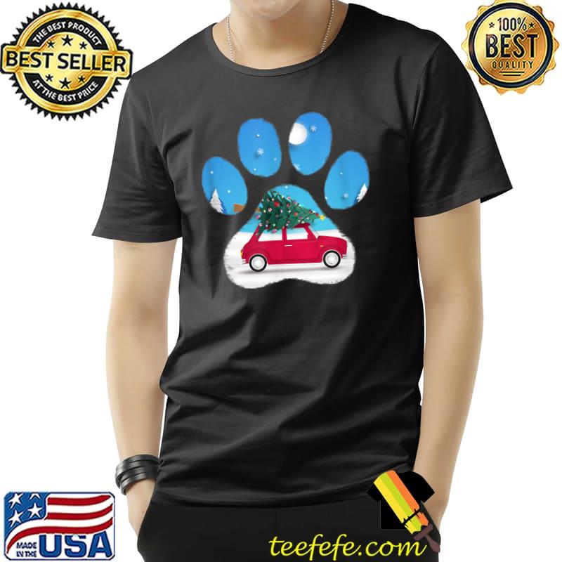 Original funny Bear Paw Xmas Red Car Merry Christmas T-Shirt Unisex Original funny Bear Paw Xmas Red Car Merry Christmas T-Shirt Unisex