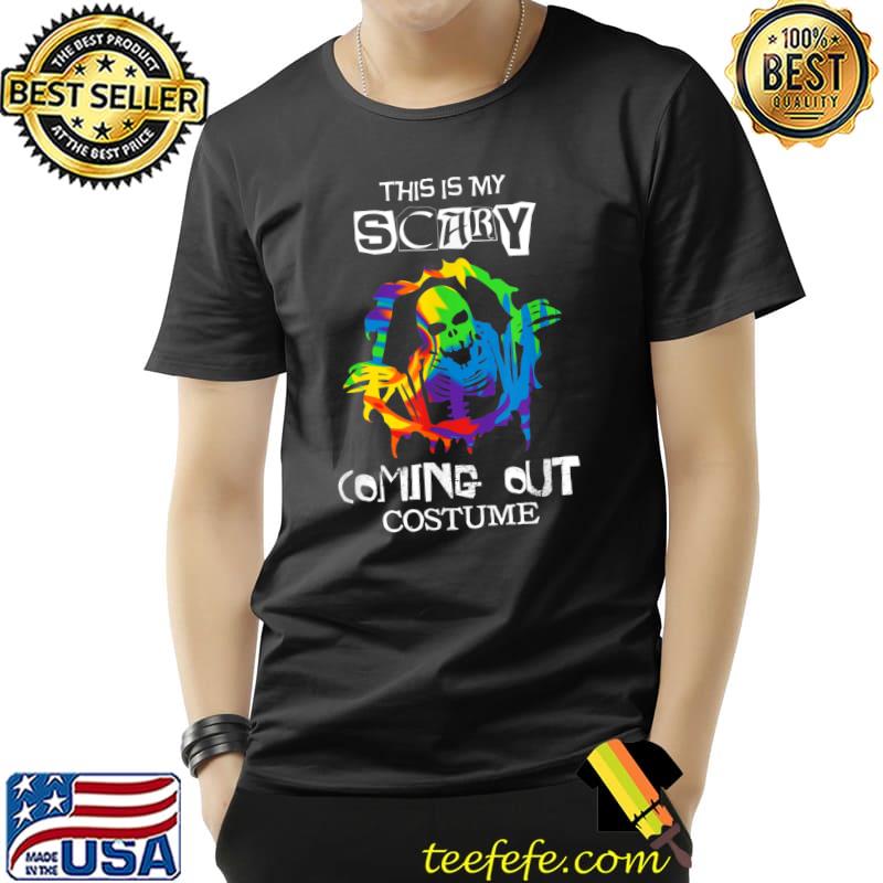 Original scary Coming Out Costume Gay Halloween Funny LGBT Pride T-Shirt Unisex Original scary Coming Out Costume Gay Halloween Funny LGBT Pride T-Shirt Unisex