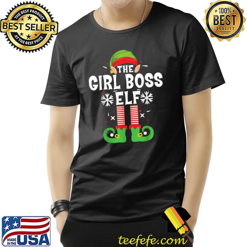 Original the Girl Boss Elf Christmas Family matching pajamas Bossy T-Shirt Unisex Original the Girl Boss Elf Christmas Family matching pajamas Bossy T-Shirt Unisex