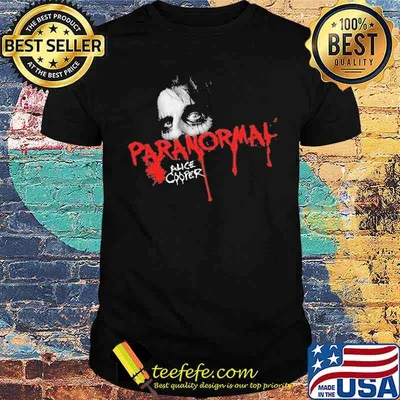 Paranormal Alice Cooper Shirt