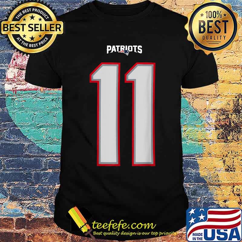 Patriots Julian Edelman Game Jersey T-Shirt