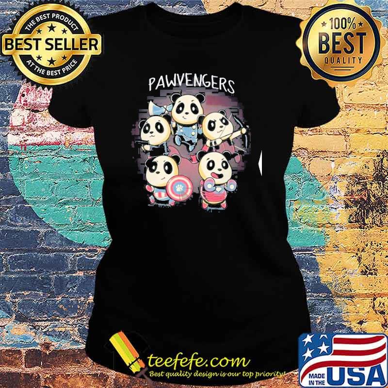 Pawvengers Panda Star War Shirt Ladies tee Pawvengers Panda Star War Shirt Ladies tee