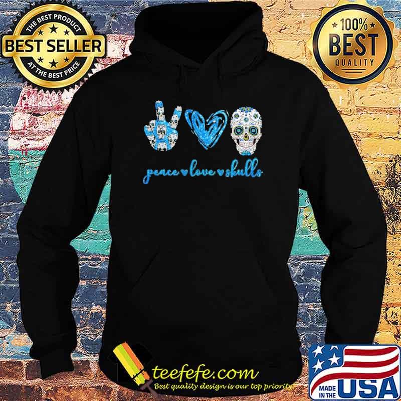 Peace Love Skulls Heart s Hoodie Peace Love Skulls Heart s Hoodie