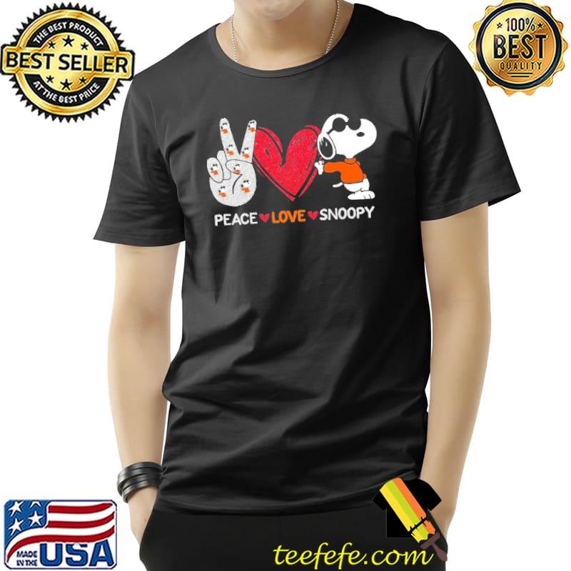 Peace Love Snoopy Shirt Unisex Peace Love Snoopy Shirt Unisex