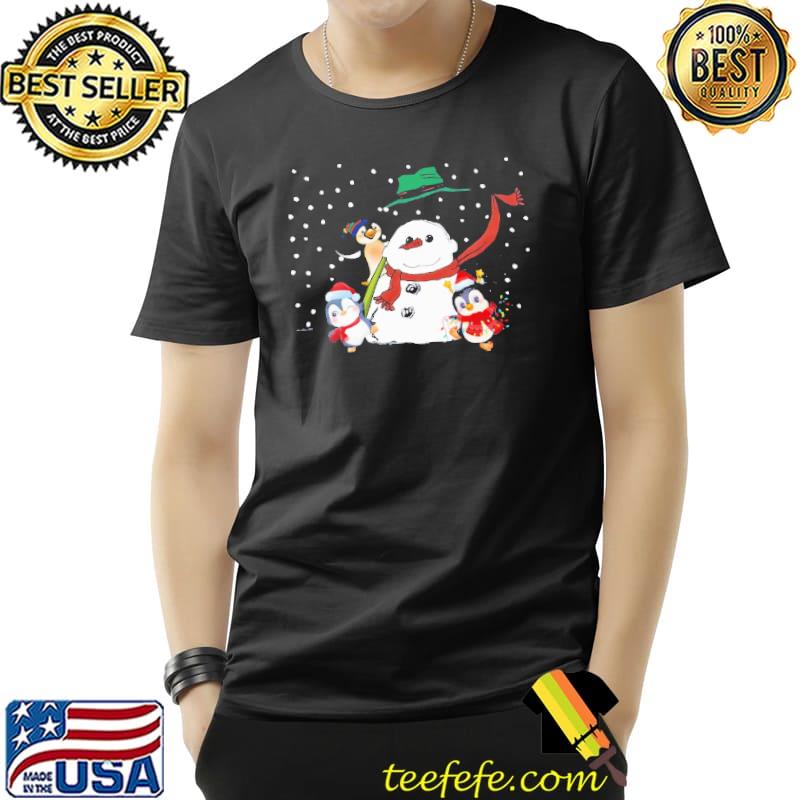 Penguin Make A Snowman Shirt Unisex Penguin Make A Snowman Shirt Unisex