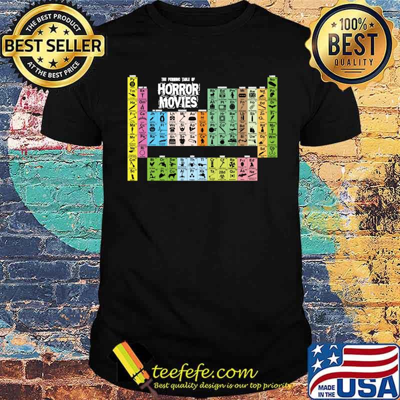 Periodic Table of Horror Movies Halloween Classic T-Shirt