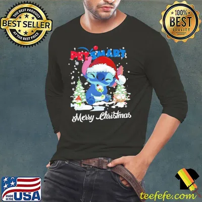 Pet Smart Stitch Snowman Merry Christmas Tree Shirt