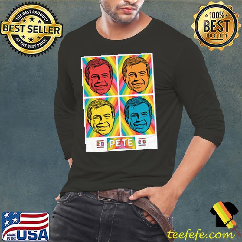 Pete Buttigieg 2020 LGBT Shirt Long Sleeve Tee Pete Buttigieg 2020 LGBT Shirt Long Sleeve Tee