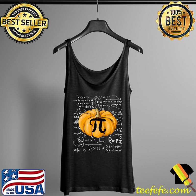 Pi Math Pumpkin Halloween T-Shirt Tank Top Pi Math Pumpkin Halloween T-Shirt Tank Top