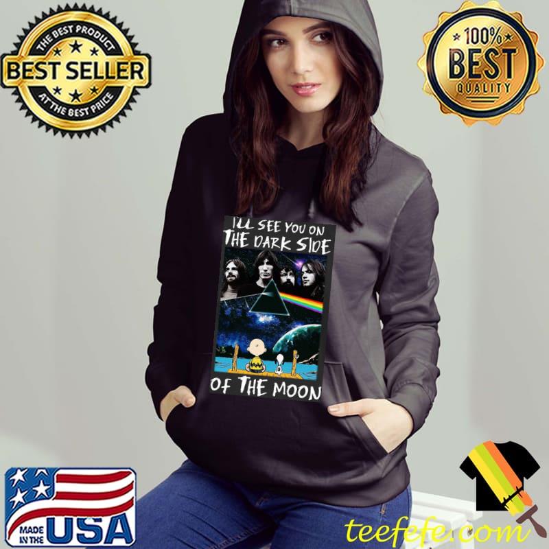 Pink Floyd I'll See You On Dark Side Of The Moon Snoopy and charlie brown Shirt Hoodie Pink Floyd I'll See You On Dark Side Of The Moon Snoopy and charlie brown Shirt Hoodie