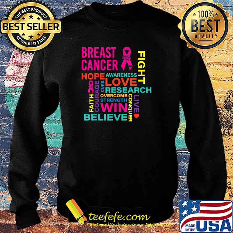 Pink Ribbon Breast Cancer Awareness T-Shirt Sweater Pink Ribbon Breast Cancer Awareness T-Shirt Sweater