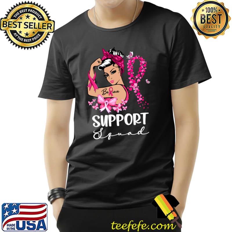 Pink Warrior Support Squad Breast Cancer Awareness October Strong girl T-Shirt Unisex Pink Warrior Support Squad Breast Cancer Awareness October Strong girl T-Shirt Unisex