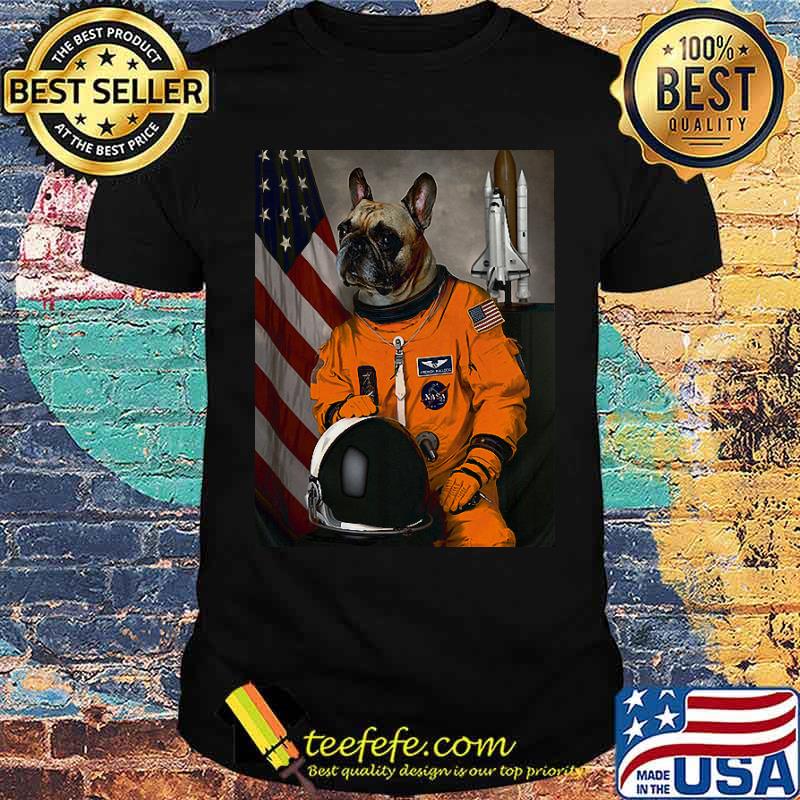Pitbull dog pilot american flag shirt