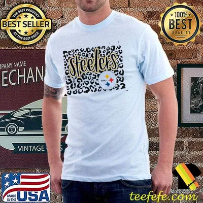 Pittsburgh Steelers Inspired Leopard Style Football Fan Shirt