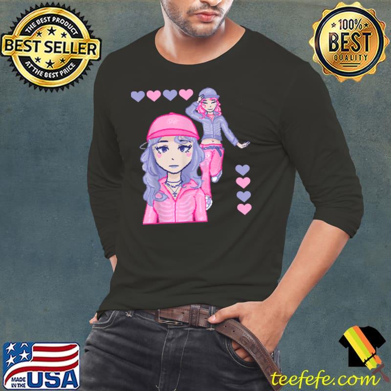 Pixel Anime Girls Pastel T-Shirt