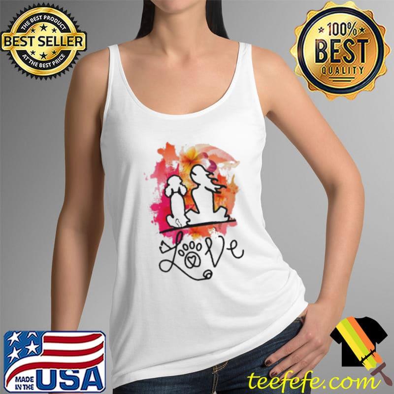 Poodle mom and poodle lovers Colorful art Shirt Tank Top Poodle mom and poodle lovers Colorful art Shirt Tank Top