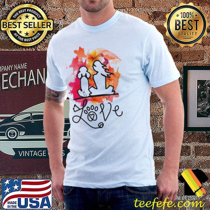 Poodle mom and poodle lovers Colorful art Shirt Unisex Poodle mom and poodle lovers Colorful art Shirt Unisex