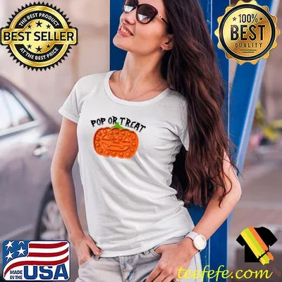 Pop or Treat pumpkin T-Shirt