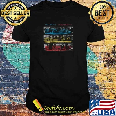 Popfunk Classic The Police Synchronicity Album shirt