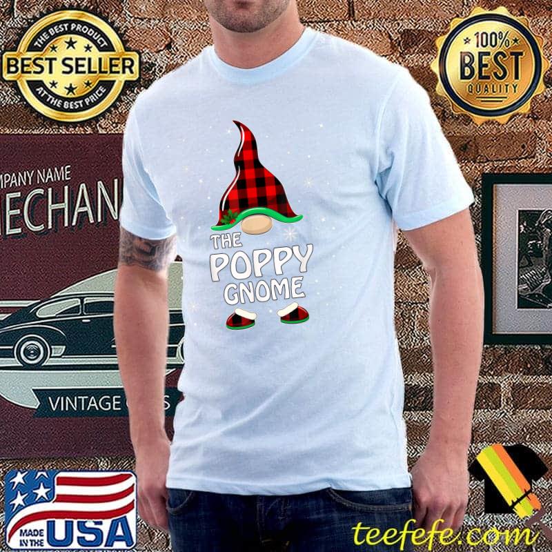 Poppy Gnome Buffalo Plaid Matching Family Christmas Pajama T-Shirt Unisex Poppy Gnome Buffalo Plaid Matching Family Christmas Pajama T-Shirt Unisex