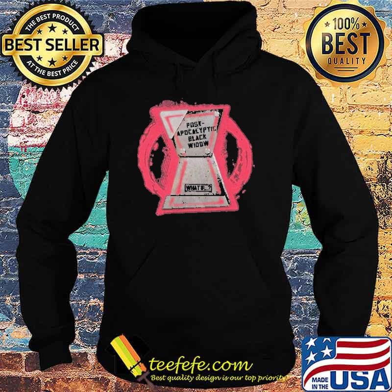 Post Apocalyptic Black Widow T-Shirt Hoodie Post Apocalyptic Black Widow T-Shirt Hoodie