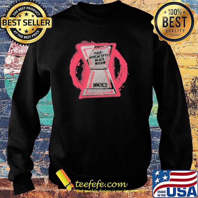 Post Apocalyptic Black Widow T-Shirt Sweater Post Apocalyptic Black Widow T-Shirt Sweater
