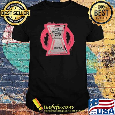 Post Apocalyptic Black Widow T-Shirt