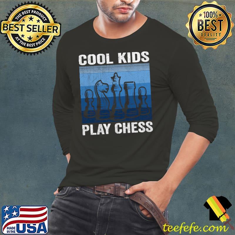 Premium cool Kids play Chess Kids Chess Funny Vintage Chess Lover T-s Long Sleeve Tee Premium cool Kids play Chess Kids Chess Funny Vintage Chess Lover T-s Long Sleeve Tee