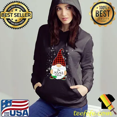 Premium funny Mama Gnome Family Matching Christmas Buffalo Plaid T-shirt