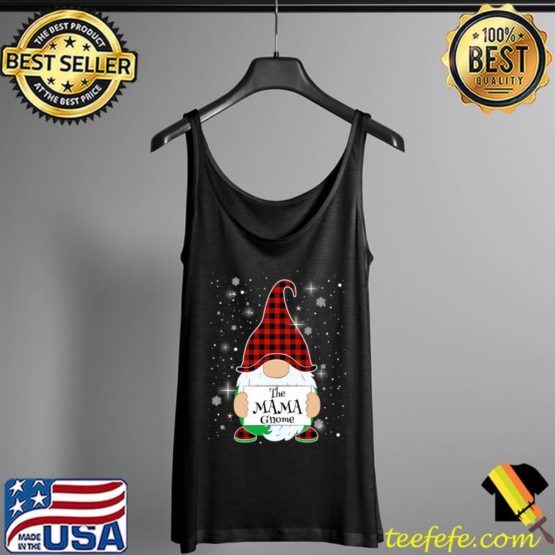 Premium funny Mama Gnome Family Matching Christmas Buffalo Plaid T-s Tank Top Premium funny Mama Gnome Family Matching Christmas Buffalo Plaid T-s Tank Top