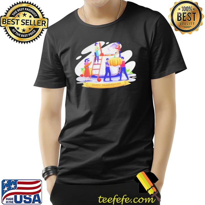 Premium happy Thanksgiving Thank You Label Unisex Premium happy Thanksgiving Thank You Label Unisex