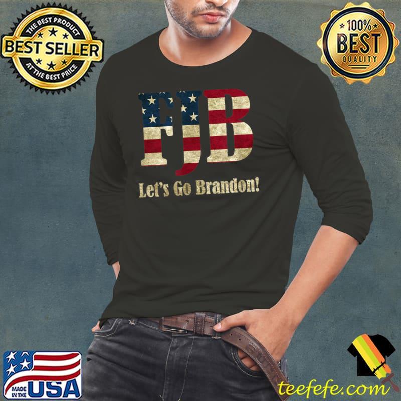 Premium mens Let's Go Brandon - FBJ Chant T-Shirt Long Sleeve Tee Premium mens Let's Go Brandon - FBJ Chant T-Shirt Long Sleeve Tee