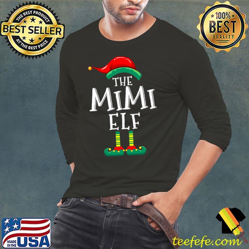 Premium mimi Elf Matching Family Group Christmas Party Pajama T-Shirt Long Sleeve Tee Premium mimi Elf Matching Family Group Christmas Party Pajama T-Shirt Long Sleeve Tee