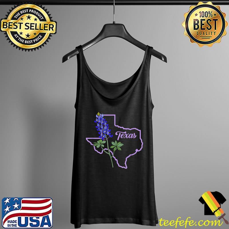 Premium texas Bluebonnet Flower T-Shirt Tank Top Premium texas Bluebonnet Flower T-Shirt Tank Top