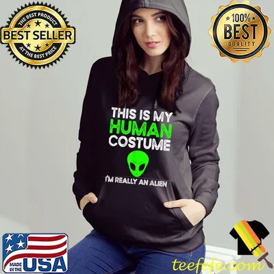 Premium this Is My Human Costume I'm Really An Alien T-Shirt