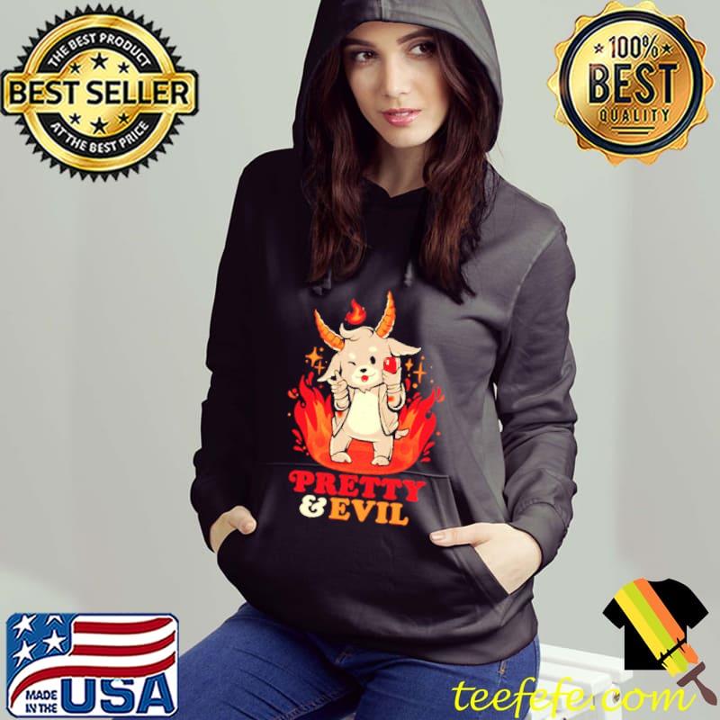 Pretty and Evil Cute Evil Creepy Baphomet s Hoodie Pretty and Evil Cute Evil Creepy Baphomet s Hoodie