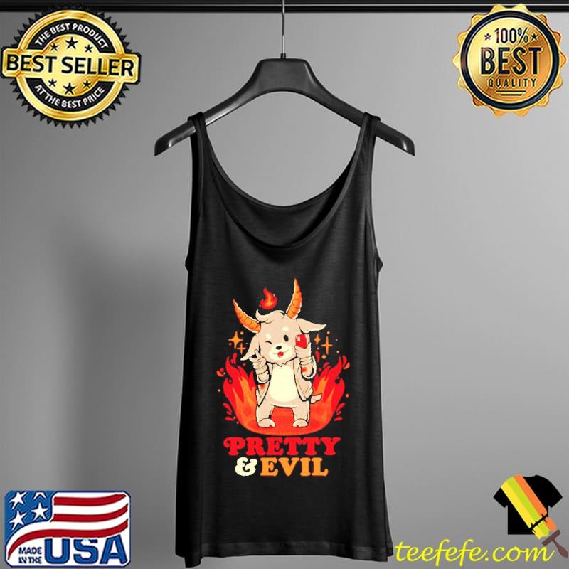 Pretty and Evil Cute Evil Creepy Baphomet s Tank Top Pretty and Evil Cute Evil Creepy Baphomet s Tank Top