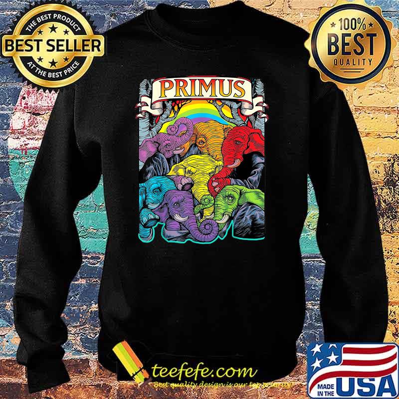 Primus Lgbt Rainbow Elephant T-Shirt Sweater Primus Lgbt Rainbow Elephant T-Shirt Sweater