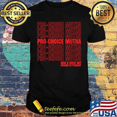 Pro-Choice Mutha Smash The Patriarchy Women's Rights T-Shirt