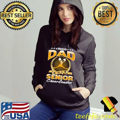 Proud Dad Of A 2022 Senior Cheerleader Premium T-Shirt