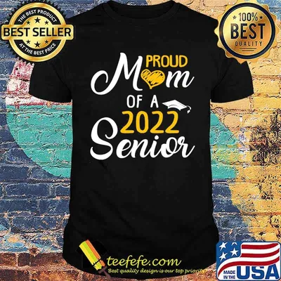 Proud mom of a 2022 senior grade back to school shirt