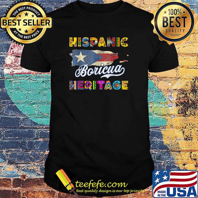 Puerto Rico Hispanic Heritage Month Gift Design Idea T-Shirt