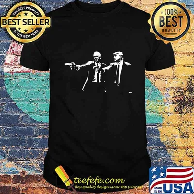Pulp Fiction Trump Pence Black Shirt
