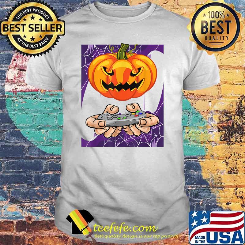 Pumpkin Is For Video Games halloween Day T-Shirt